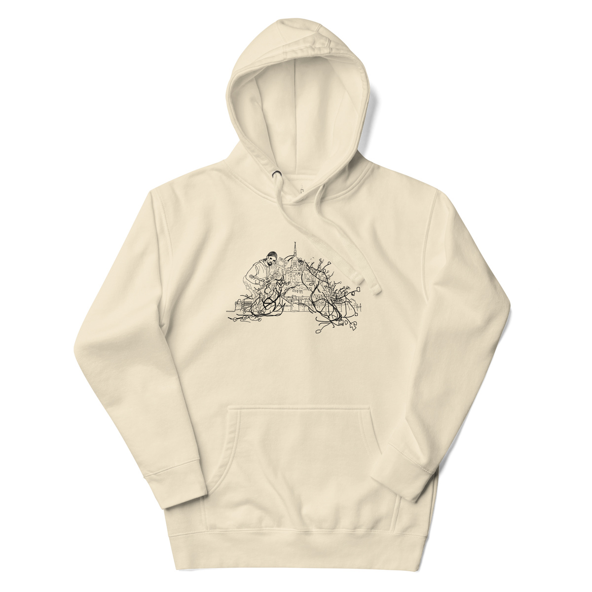 unisexe musicien de château hoodie